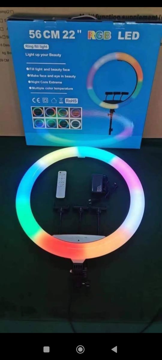 22 inches RGB Ringlight