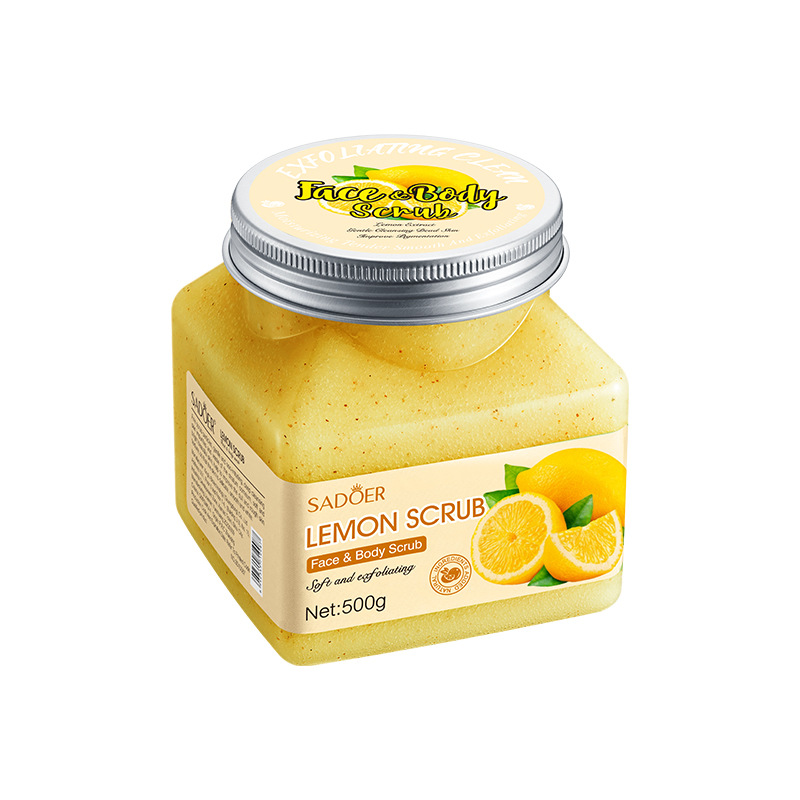 Lemon body scrub