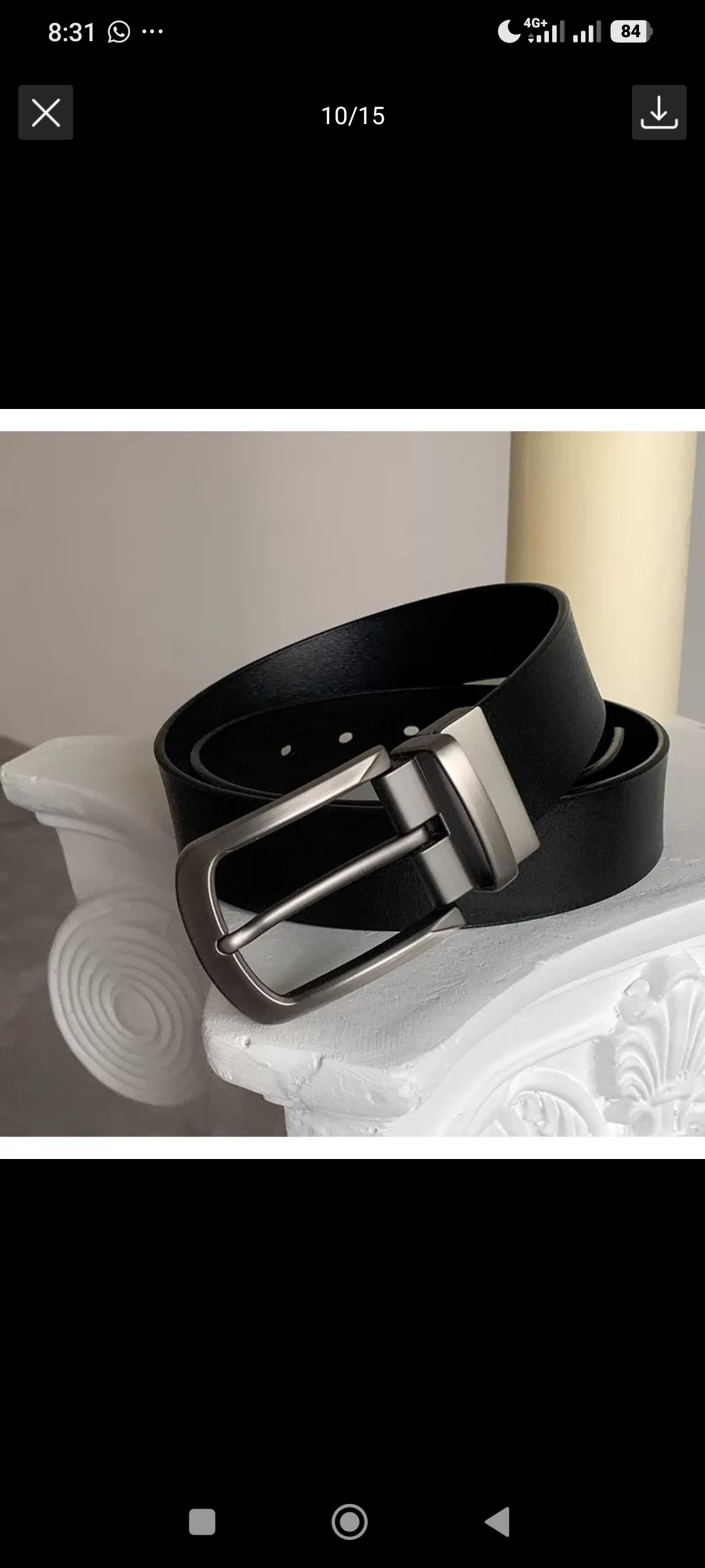 Men leather belt 03