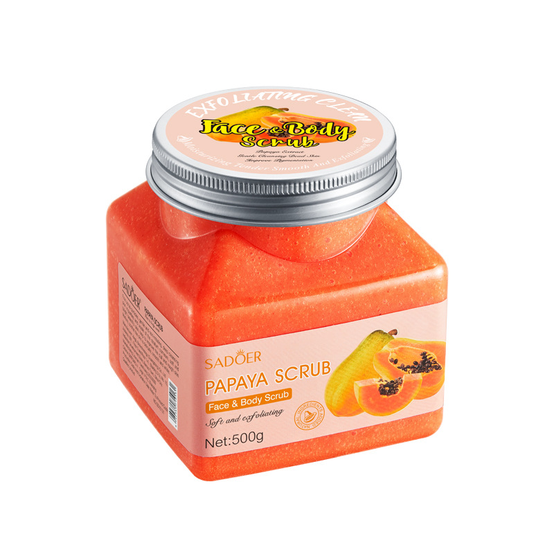 Papaya body scrub