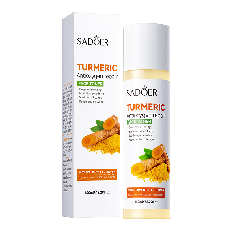 Tumeric face toner